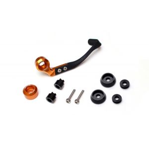 アクティブ ACTIVE アクティブ 30805Y06 ブレーキレバーガード&バーエンドSET ゴールド YAMAHA M6用