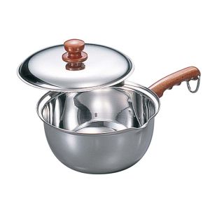 玉虎堂製作所 玉虎堂製作所 MA 18-8 蓋付 ミルクパン 13cm