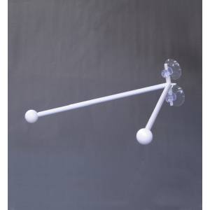 のぼり屋工房 のぼり屋工房 フラッグポール ダブルフラッグ 割パイプ43cm 895