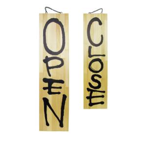 のぼり屋工房 のぼり屋工房 木製サイン 特大サイズ OPEN/CLOSE 3949
