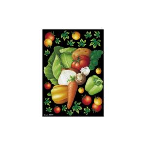 のぼり屋工房 のぼり屋工房 デコレーションシールA4 野菜集合 チョーク 40272