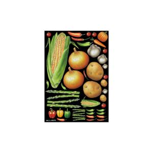 のぼり屋工房 のぼり屋工房 デコレーションシールA4 野菜アソート2 チョーク 40276