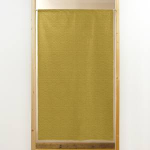 のぼり屋工房 のぼり屋工房 市松レースのれん 青海波 からし 41949
