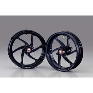 オーヴァーレーシング OVER RACING オーヴァーレーシング 82-15-242B Rホイール GP-SIXブラック 3.00-12 NSF NSR XR