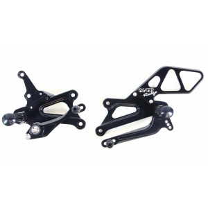 オーヴァーレーシング OVER RACING オーヴァーレーシング 51-35-01B バックステップ ブラック YZF-R25/MT-25