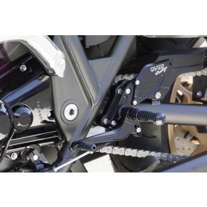 オーヴァーレーシング OVER RACING オーヴァーレーシング 51-811-01B バックステップ ブラック ZRX1200/ZRX1200 DAEG