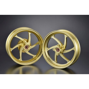 オーヴァーレーシング OVER RACING オーヴァーレーシング 82-012-20G GP-SIXホイール F2.70/R3.50-12 MONKEY125 ゴールド