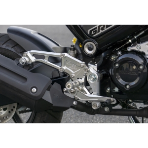 オーヴァーレーシング OVER RACING オーヴァーレーシング 51-223-41 バックステップ 4POS シルバー GROM