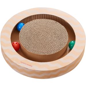 エイムクリエイツ AIM エイムクリエイツ ニャンコロビー サークルタイプ mju: 猫ねこ爪とぎおもちゃ