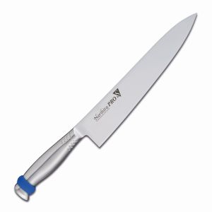 富士カトラリー 藤次郎 ナリヒラ プロ S 牛刀 包丁 270mm ブルー FC-3066BL
