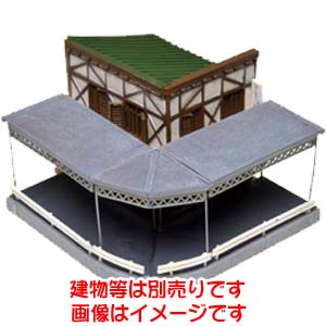 トミーテック TOMIX TOMIX 情景コレクション 情景小物057 アーケードC 歩道用の角屋根 Nゲージ トミックス