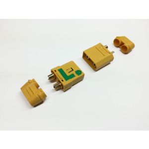 スクウェア SQUARE スクウェア SGC-63 大容量アンチスパークコネクターXT90-S オス メス/1ペア