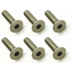 スクウェア SQUARE スクウェア STR-312 チタンヘックス皿ビス 6本入 3x12
