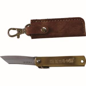豊稔企販 豊稔企販 HT-5878 肥後守ナイフ Pサイズ ホルダー付 茶
