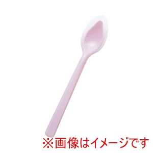 岡部洋食器製作所 岡部洋食器 口あたりやさしいスプーン 一体深型 大 ピンク KU-07P