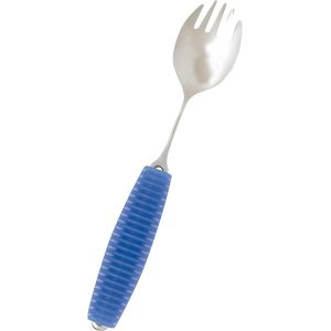 岡部洋食器製作所 岡部洋食器 フレックス メタルスプーン 先割れ 兼用 大 ブルー FM-04B