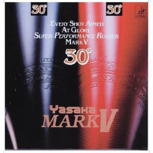 ヤサカ Yasaka ヤサカ マークV 30度 卓球ラバー レッド TA B63