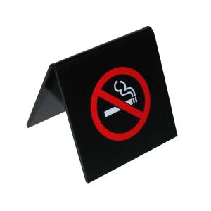えいむ えいむ A型禁煙席 NO SMOKING SI-5 ブラック 65×65