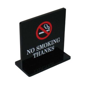 えいむ AIM えいむ SI-13 T型禁煙席 両面 黒