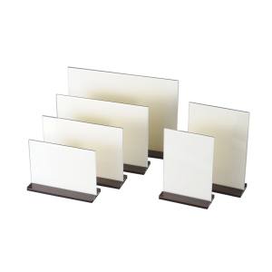 えいむ えいむ T型木目メニュースタンド TS-207 中