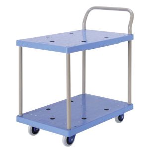 金沢車輛 金沢車輛 NP-104GS 小型環境静音樹脂台車 2段式 メーカー直送 法人限定 代引不可 北海道九州沖縄離島不可