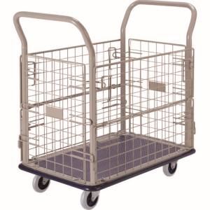 金沢車輛 金沢車輛 NHT-107 小型スチール台車 金網付 メーカー直送 法人限定 代引不可 北海道九州沖縄離島不可