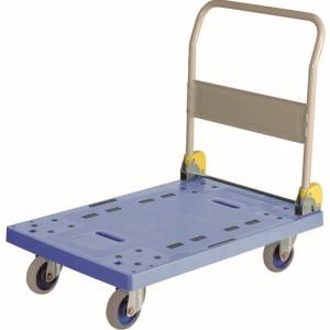 金沢車輛 金沢車輛 NP-301 大型樹脂台車 ハンドル折りたたみ式 メーカー直送 法人限定 代引不可 北海道九州沖縄離島不可