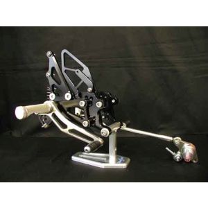 ウッドストック ウッドストック WBS-H01-0B バックステップキットシャンパンGLD/ブラック CBR600RR 03-06