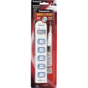 パナソニック Panasonic パナソニック WHA25262WP ザタップX 6コ口 一括防水スイッチ付 2m ホワイト Panasonic