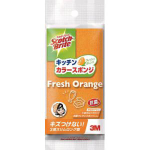 スリーエム 3M スリーエム 3M SS-74K ORE スコッチ ブライト キッチンカラースポンジ オレンジ