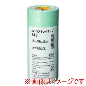スリーエム 3M スリーエム 3M 343 マスキングテープ 15ミリ