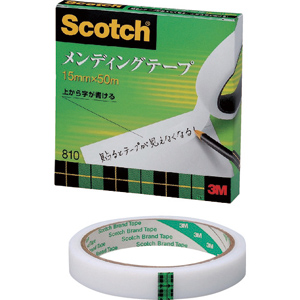スリーエム 3M スリーエム 3M 810-3-15 メンディングテープ 15mm×50m 巻芯径76mm