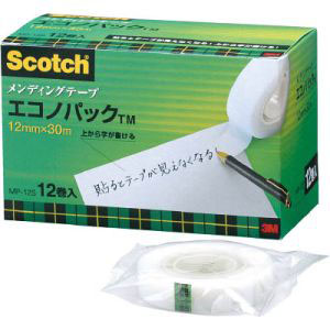 スリーエム 3M スリーエム 3M MP-12S メンディングテープエコノパック 12mm×30m 12巻入 巻芯径25mm