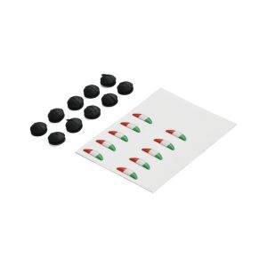 ブレンボ ブレンボ 110.A263.89 トリコロールステッカー＆ラバーキャップ RCSブレーキ/クラッチマスター用 10個セット