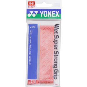 ヨネックス YONEX ヨネックス ウェットスーパーストロンググリップ ルージュピンク AC133 124 YONEX