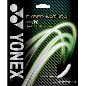 ヨネックス YONEX ヨネックス ソフトストリングス サイバーナチュラル クロス 1.28mm クリアー CSG650X 201 YONEX