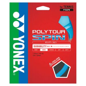 ヨネックス YONEX ヨネックス ポリツアースピン 125 1.25mm コバルトブルー PTGSPN 060 YONEX