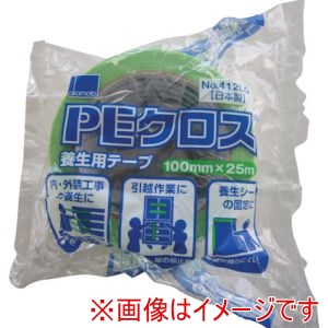 オカモト okamoto オカモト 412-LG100 PEクロス養生用 NO.412 100mm LG