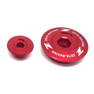 ジータ ZETA ジータ F6532 エンジンプラグ レッド CRF150R/250R/450R/450X XR250/BAJA/MOTARD ZETA