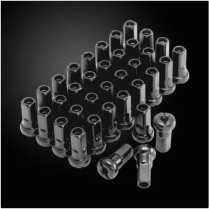 Z-WHEEL Z-WHEEL D3611 ZW アルミニップル BLACK P3 36pcs