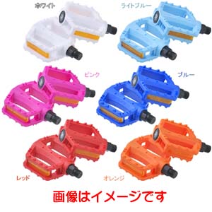 ヨツバサイクル YOTSUBA ヨツバサイクル YB90-0677 カラーペダル ピンク 65006506