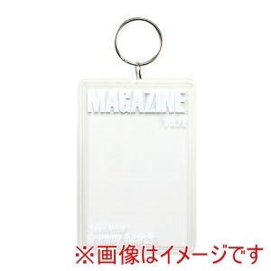 アーテック ArTec アーテック ワンタッチ クリアキーホルダー 雑誌風 ホワイト 147406