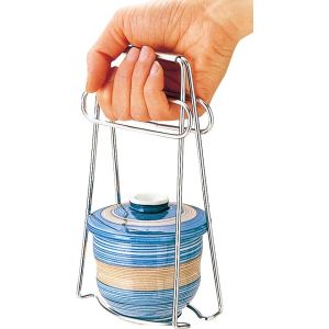 江部松商事 EB EBM 18-8 土鍋ホルダー 小 茶碗蒸しつかみ兼用 全長200 江部松商事