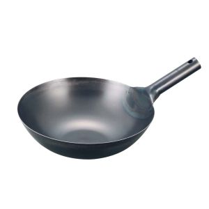 江部松商事 EBM EBM 鉄ブルーテンパー プレス 中華 片手鍋 27cm 江部松商事