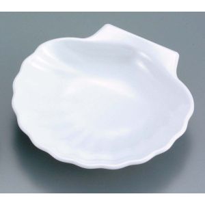 江部松商事 EBM EBM ジェスナー シェルサイドディッシュ メラミン 0332 ホワイト 江部松商事