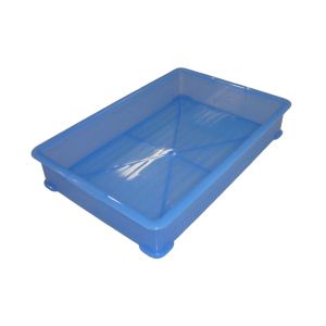 江部松商事 EBM EBM PP半透明カラー番重 A型 小 ブルー サンコー製 江部松商事