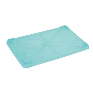 江部松商事 EBM EBM PP半透明カラー番重 蓋 小 グリーン サンコー製 江部松商事