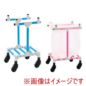 江部松商事 EBM EBM イレクター ゴミカート ゴミ箱台車 70L クリームグレー CGR 江部松商事