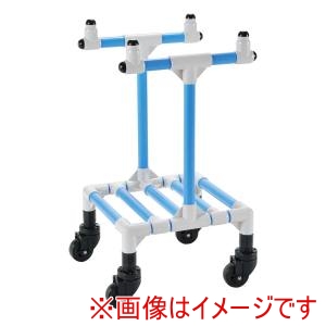 江部松商事 EBM EBM イレクター ゴミカート ゴミ箱台車 70L ブルー B1 江部松商事