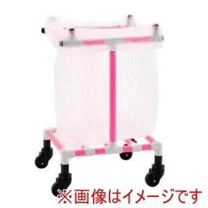 江部松商事 EBM EBM イレクター ゴミカート ゴミ箱台車 70L ピンク P1 江部松商事